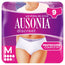 Ausonia Cuecas para incontinência discreta Plus Size M, 9 Cuecas