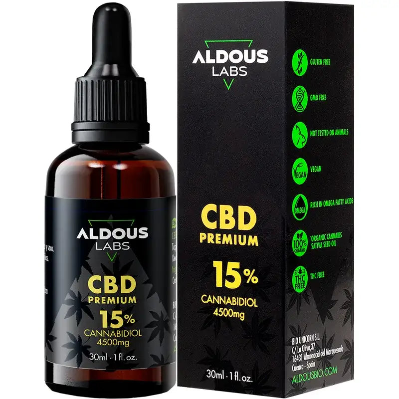 Aldous Labs Authentic CBD Oil 15% 30ml Isolado