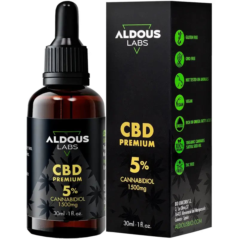 Aldous Labs CBD Oil 5% 30ml Isolado