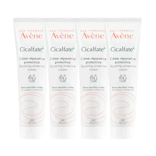 Avene Cicalfate Creme Reparador, Embalagem 4 x 100 ml