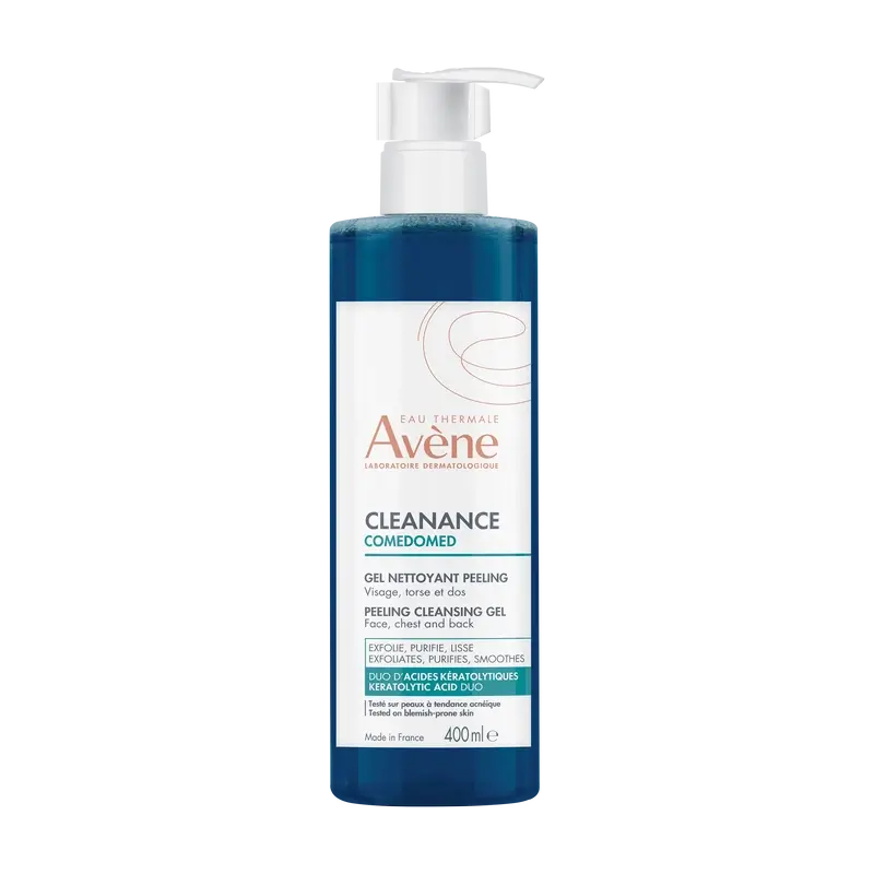 Avène Cleanance Comedomed Gel de Limpeza Esfoliante , 400 ml