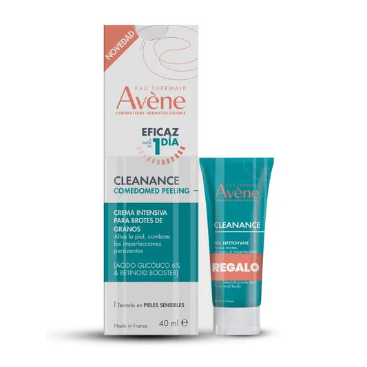 Avene Cleanance Comedomed Peeling 40 Ml + Cleanance Gel de Limpeza 15 Ml