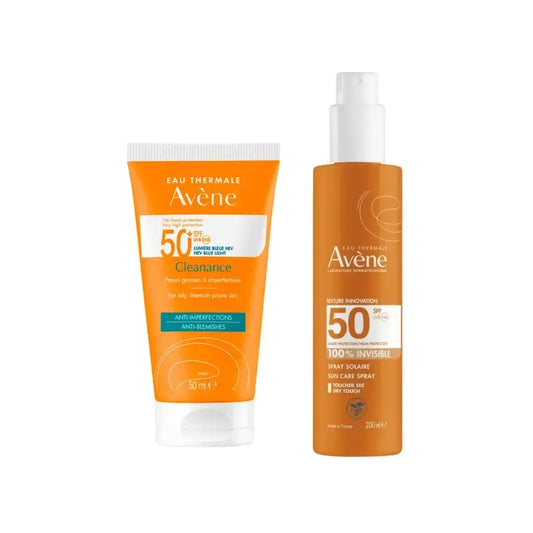 Avene Cleanance Spf 50+ 50 Ml + Spray Invisível Spf 50 200 Ml