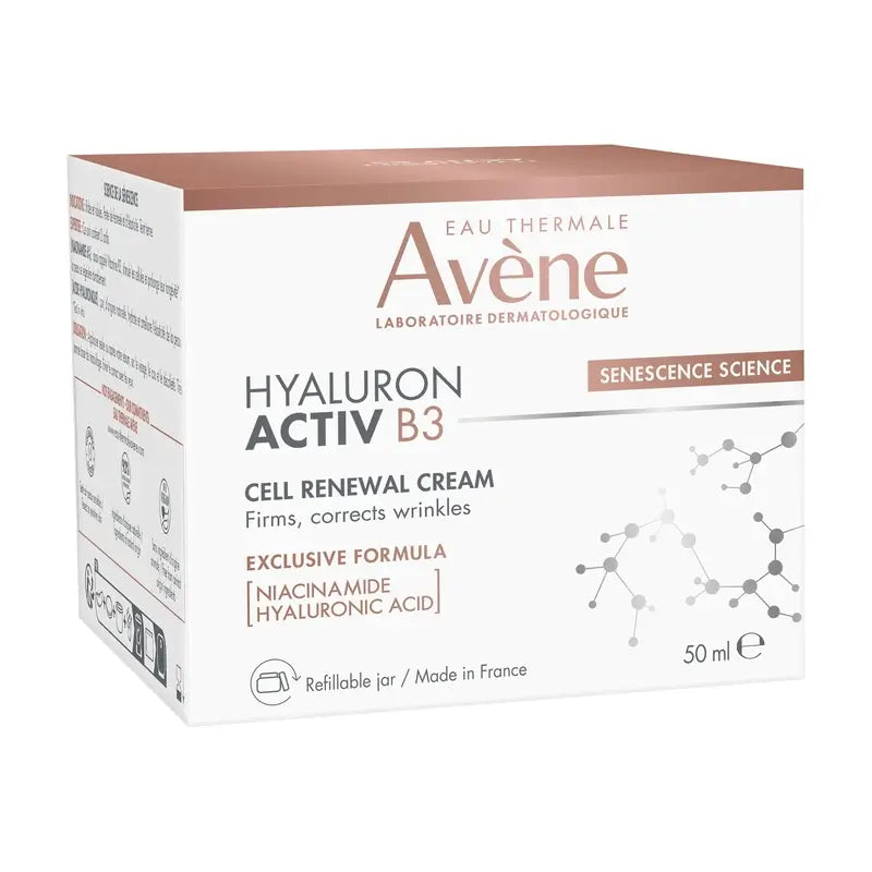 Avène Eau Thermale Hyaluron Activ B3 Creme Regenerador Celular, 50 ml
