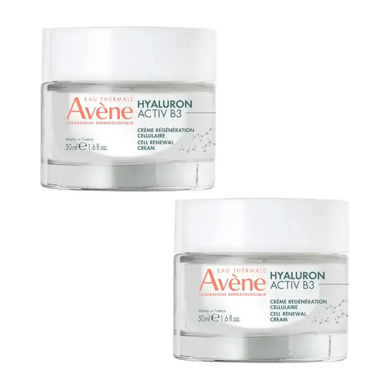 Avene Eau Thermale Hyaluron Activ B3 Creme Regenerador Celular, Embalagem 2 x 50 ml