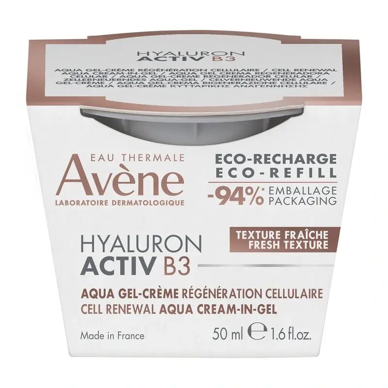 Recarga de gel-creme regenerador celular Hyaluron Activ B3 Aqua, 50 ml