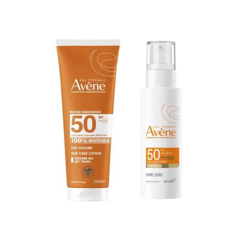 Avene Expert Anti-Envelhecimento Spf50 40 Ml + Leite Invisível Spf 50 250 Ml