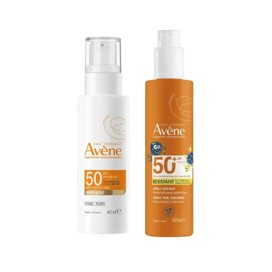 Avene Expert Anti-Idade Spf50 40 Ml + Spray Familiar Spf50+ 400 Ml
