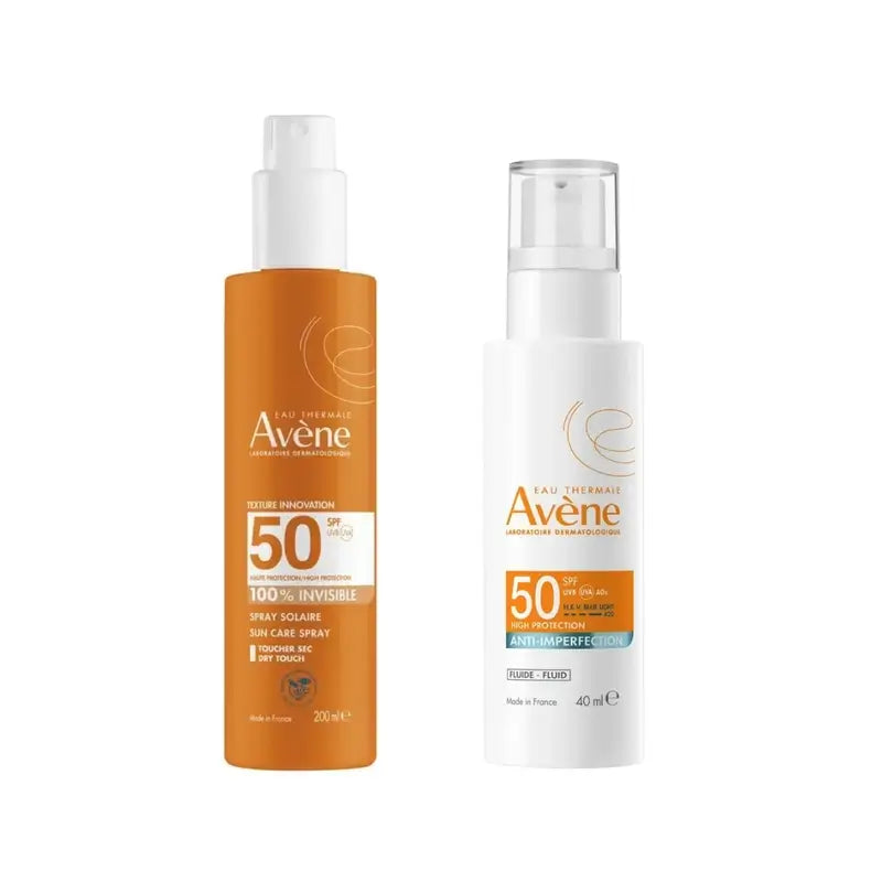 Avene Expert Anti-imperfeições Spf50 40 Ml + Spray Invisível Spf 50 200 Ml