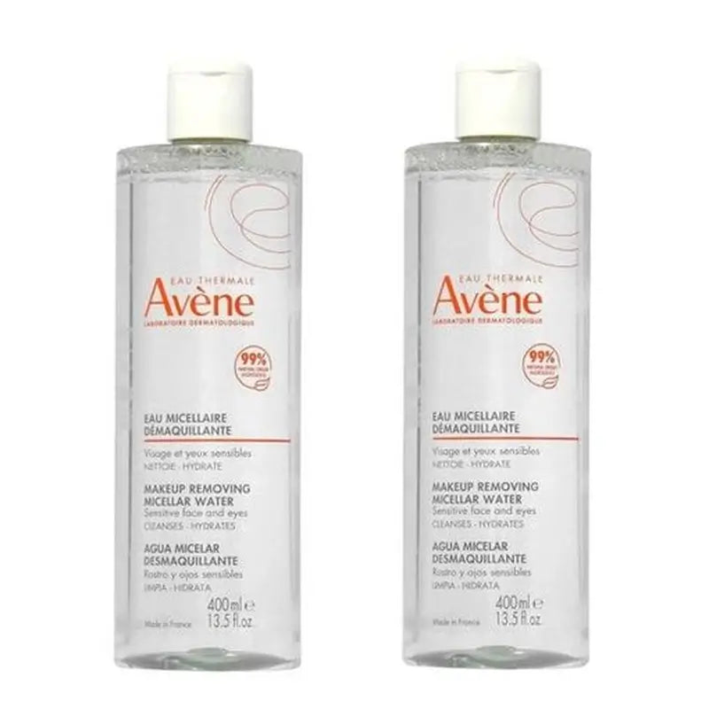 Avène Essentiel Água Micelar Desmaquilhante Duo Pack 2x400ml