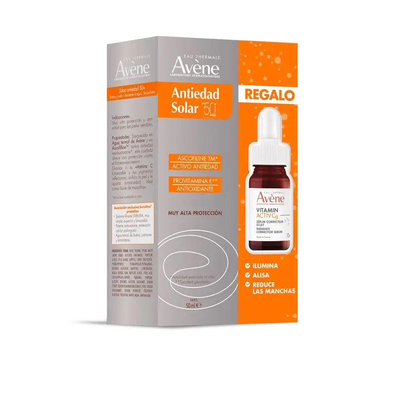 Avene Anti-Idade Pack Sol + Vitamina C Mini Serum 10 Ml