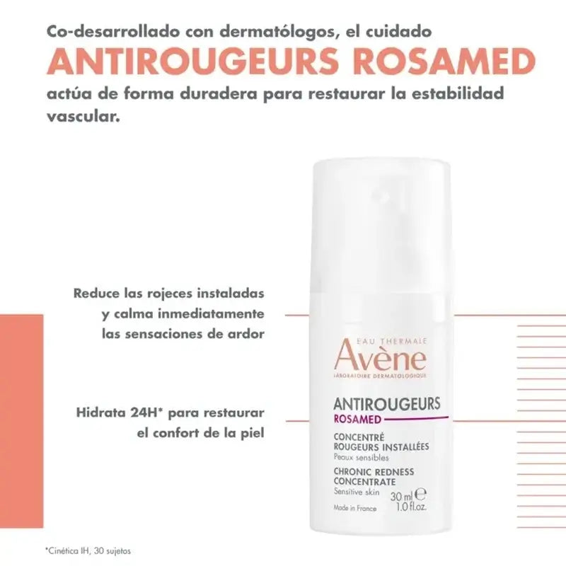 Avene Rosamed Concentrado Anti-Vermelhidão, 30 ml