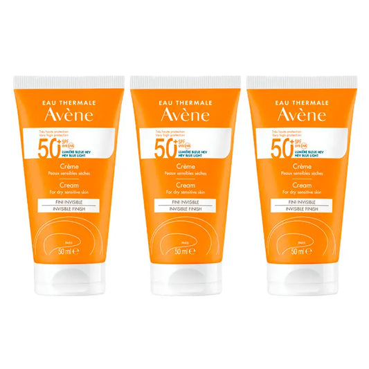 Avene Sun Cream Spf 50+, 3 x 50 ml