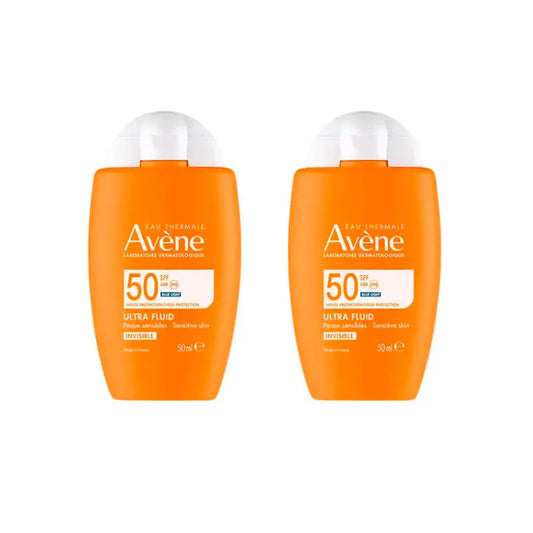 Avene Ultra Invisible Fluid Spf50, 2X50 Ml