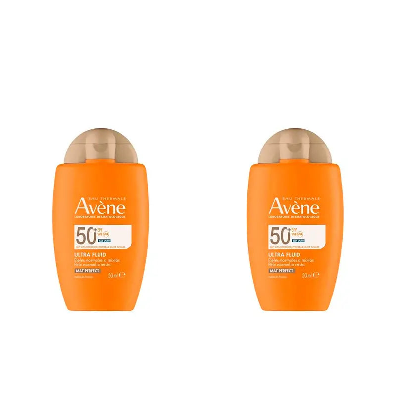 Avene Ultra Fluido Mat Perfect Color Spf50+, 2X50 Ml