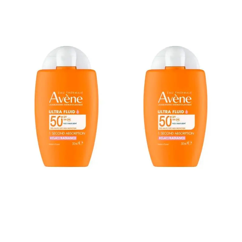 Avene Ultra Fluido Luminosidade Spf50+, 2X50 Ml