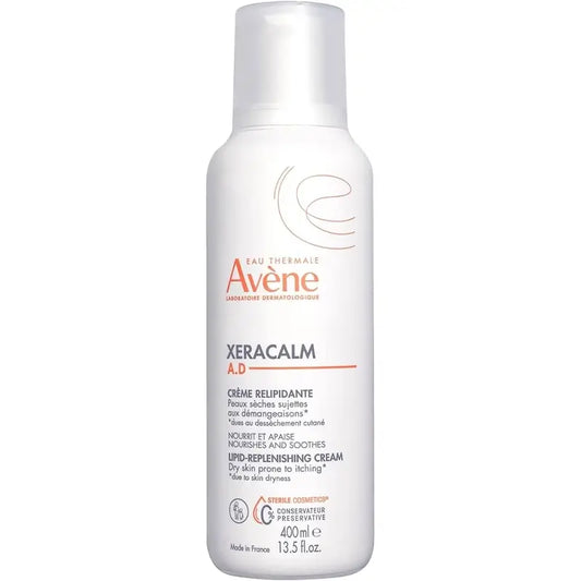 Avéne Xeracalm A.D. Creme descrito 400ml + água térmica 150ml