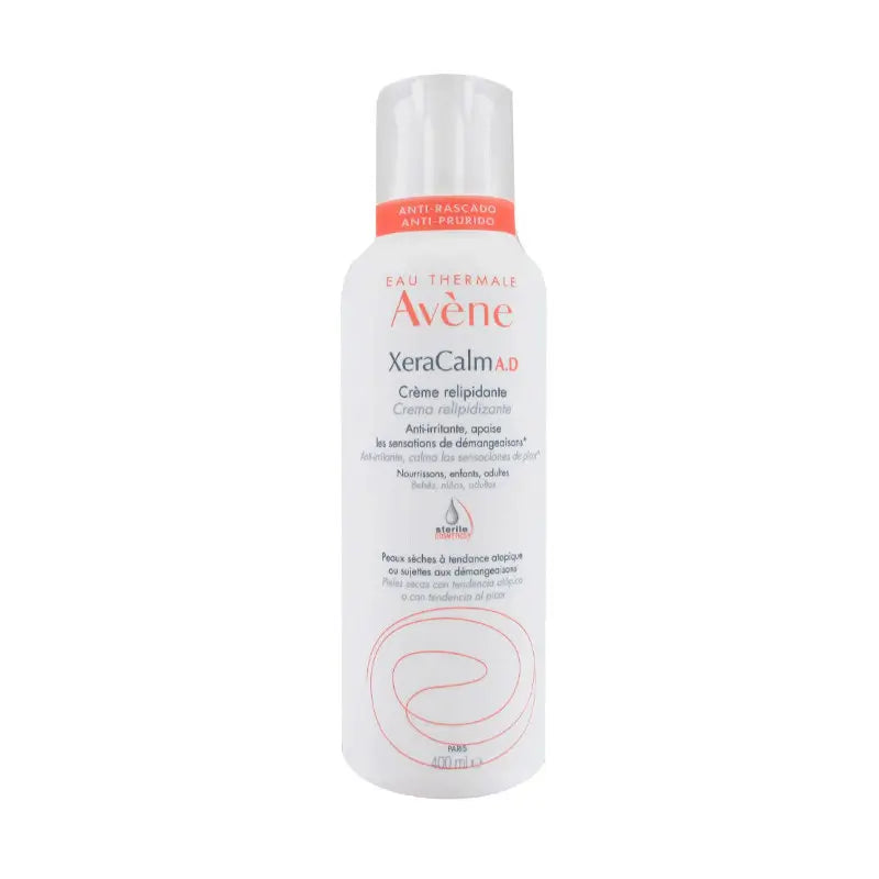 Avéne Xeracalm A.D. Creme descrito 400ml + água térmica 150ml