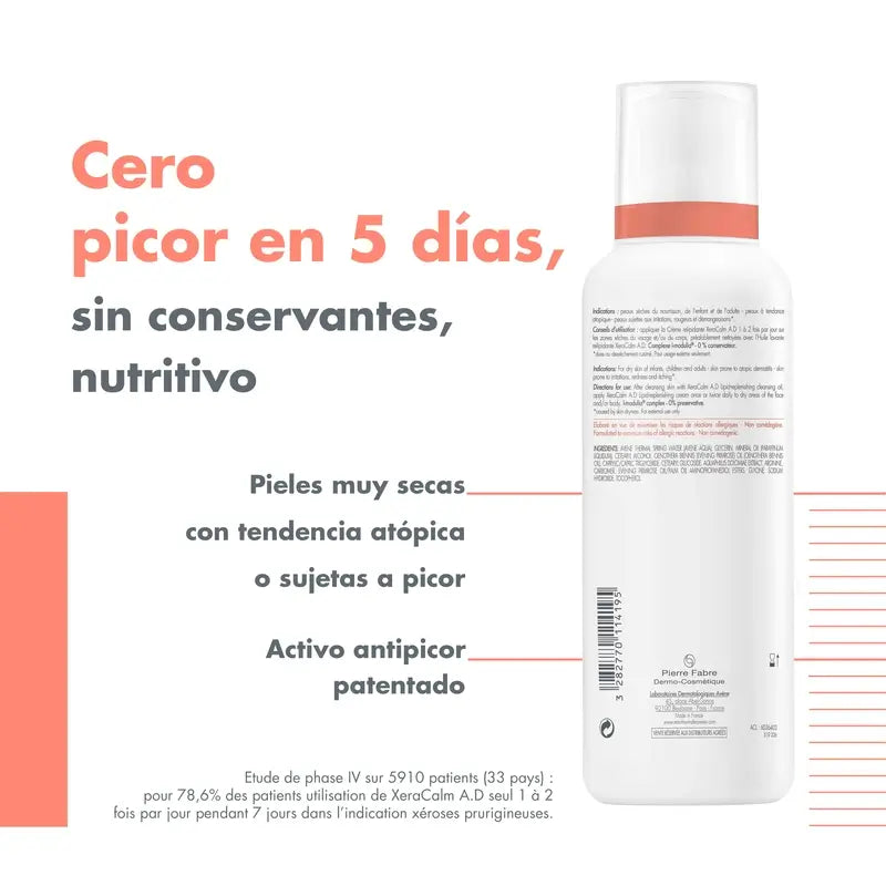 Avène Xeracalm A.D. 400 ml de bálsamo relativo + água térmica 150ml