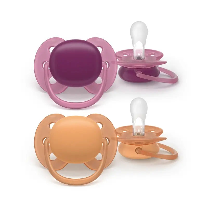 Avent 2 Chupetas Ultra Suaves +18M