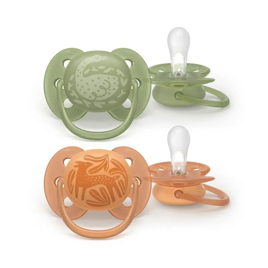 Avent 2 Chupetas Ultra Suaves +18M