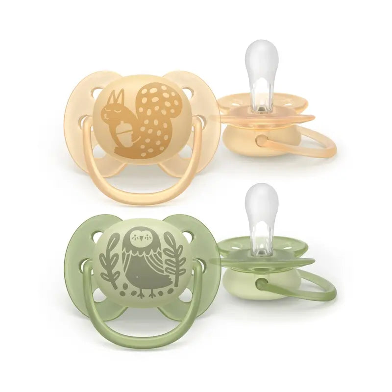 Chupetas Avent 2 Ultra Suaves 6-18M