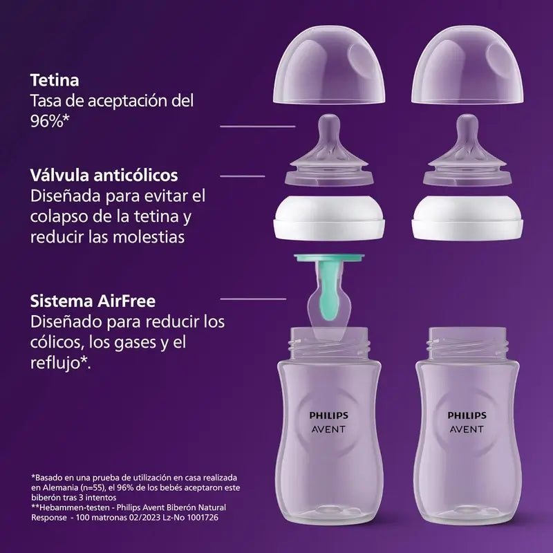 Avent Pack Natural Response Airfree 0-6 Meses Scd657/11