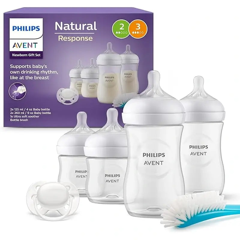 Biberões Avent Pack Natural Response 0-6M Scd838/11