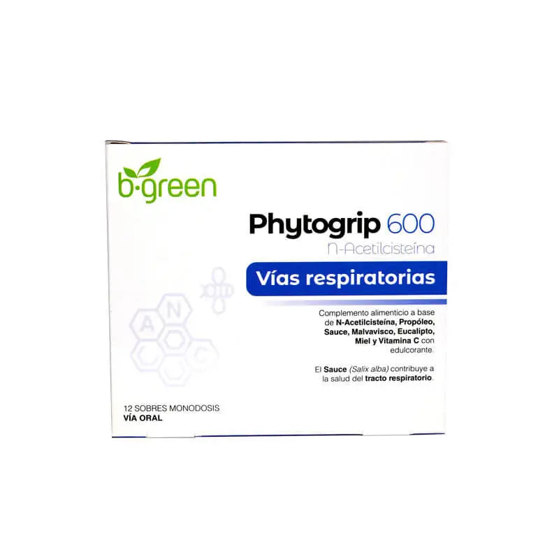 B-Green Phytogrip 600 Trato Respiratório 12 saquetas