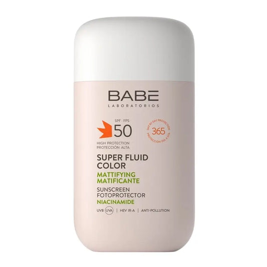 Babé Super Fluid Mattifying Colour Fluid Spf 50, 50 ml