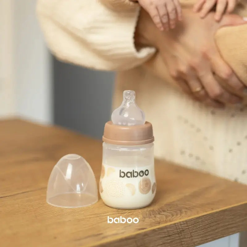 Biberão Baboo Anti-Cólicas 0+ Meses Au Naturale, 180 ml