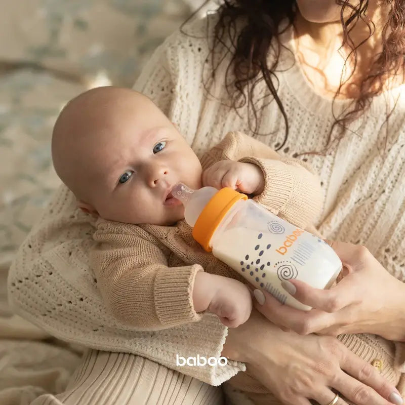 Biberão anti-cólicas Baboo 3+ Meses Blue Haze, 250 ml