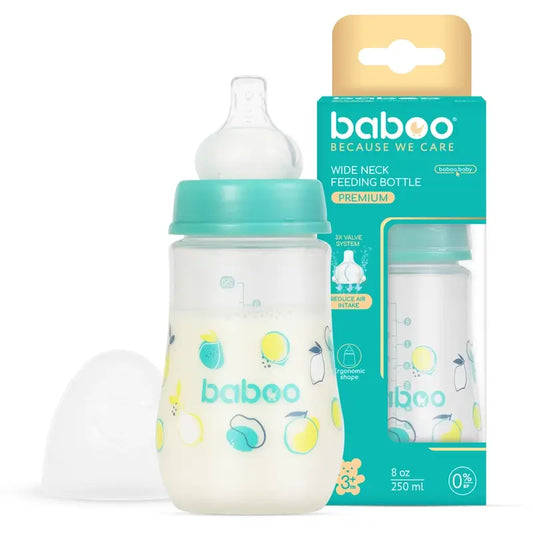 Biberão Baboo Anti-Cólicas 3+ Meses Lagoon Fiesta, 250 ml
