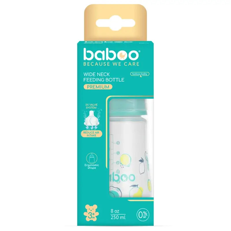 Biberão Baboo Anti-Cólicas 3+ Meses Lagoon Fiesta, 250 ml