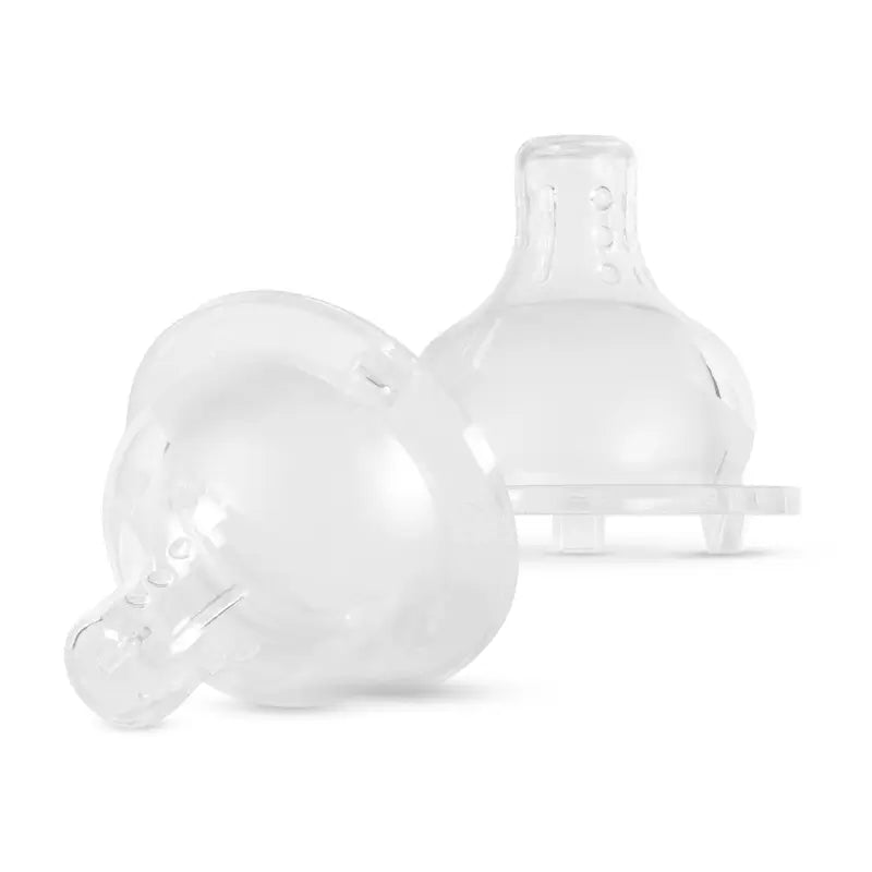 Baboo Tetinas anti-cólicas de pescoço largo Fast Flow, 6+ meses , 2 peças