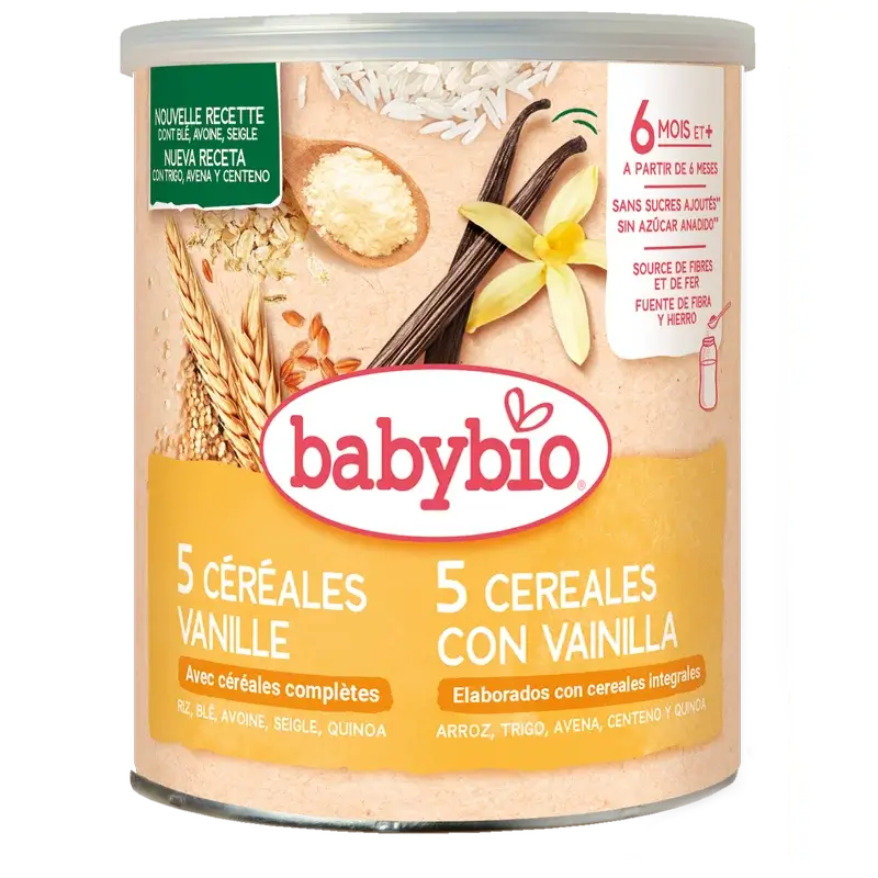 Babybio Cereals Baunilha, 220 g