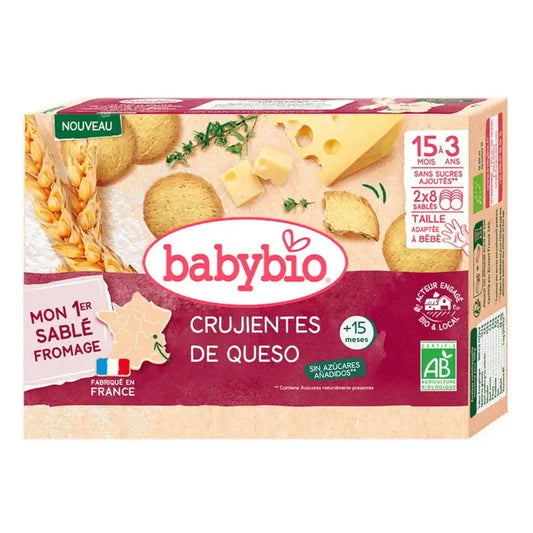 Babybio Cheese Crunchies , 72 gramas