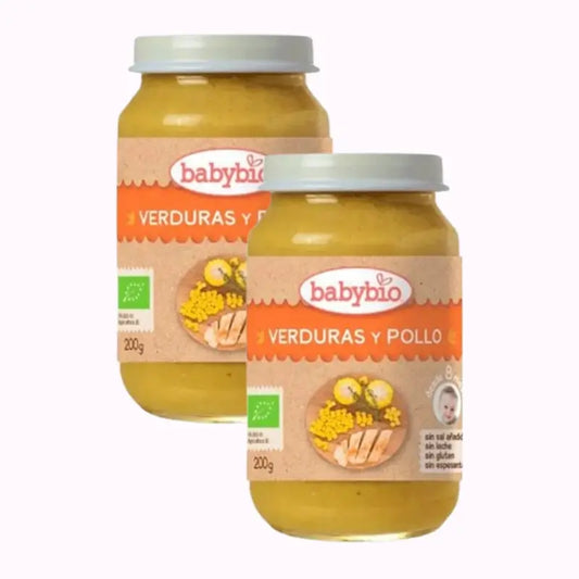 Babybio Menu Tradition Frango, embalagem de 2 x 200 gramas