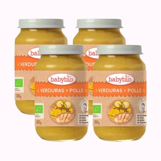Babybio Menu Tradição Frango, embalagem 4 x 200 g