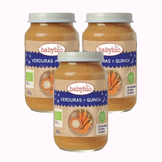 Babybio Menu Quinoa Tradicional, Embalagem 3 x 200 gramas