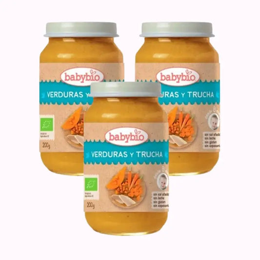 Babybio Menu Truta Tradicional, Embalagem 3 x 200 gramas