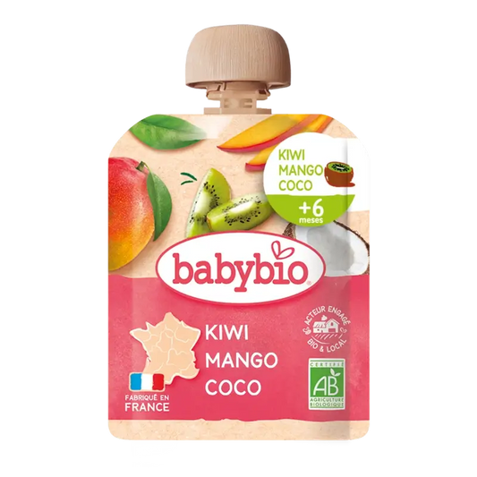 Babybio Pouch Kiwi Manga Coco, 90 g
