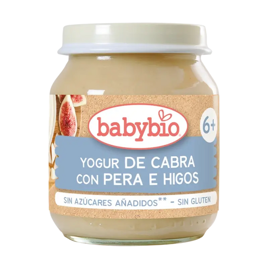 Babybio Iogurte de cabra com leite de manteiga e figos, 130g