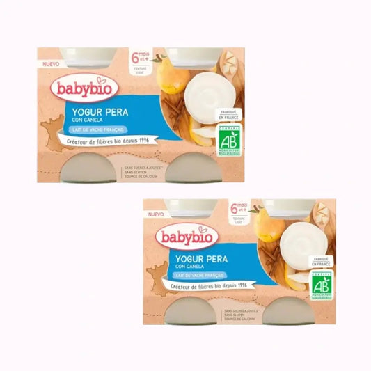 Babybio Iogurte Pera Vaca, embalagem 2 x 2X130 g