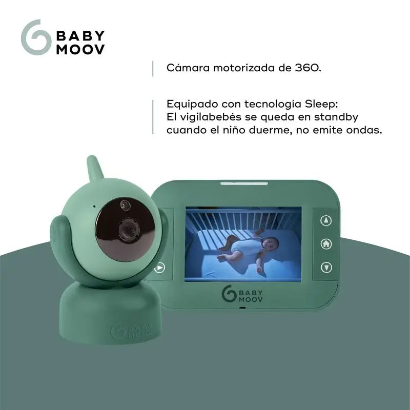 Babymoov Monitor de vídeo motorizado para bebés Yoo-Twist