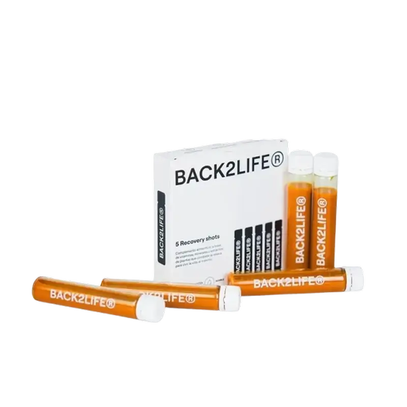 Back2Life Anti-Hangover Nutritional Supplement ,25 ml X 5 unidades