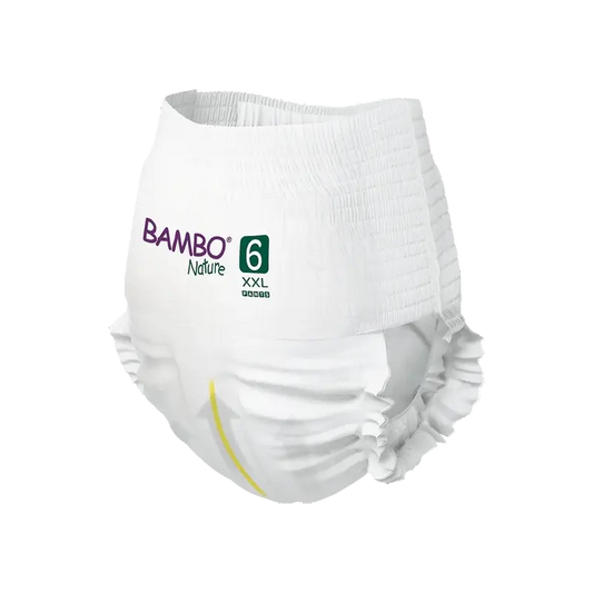 Fraldas Bambo Nature Pants Tamanho 6 (+18Kg), 18 unidades