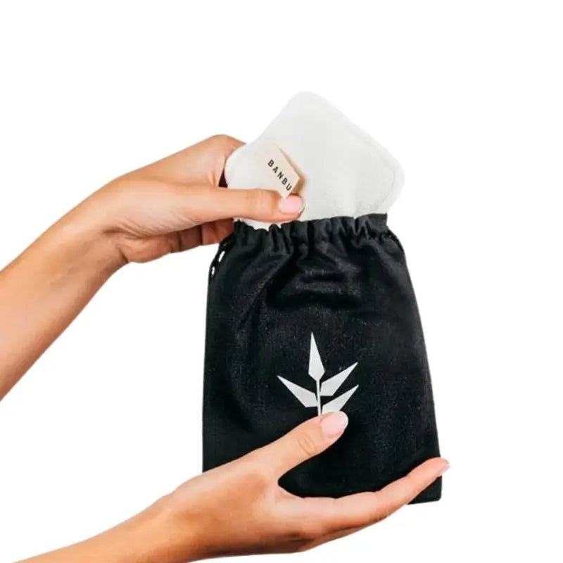Saco de discos desmaquilhantes Banbu White, 4 unid.