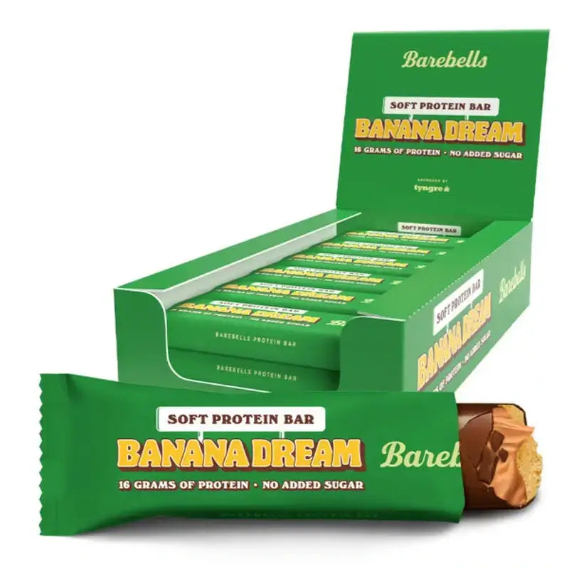 Barras de Proteína Barebells Banana Dreams, 55 gr x 12 unidades