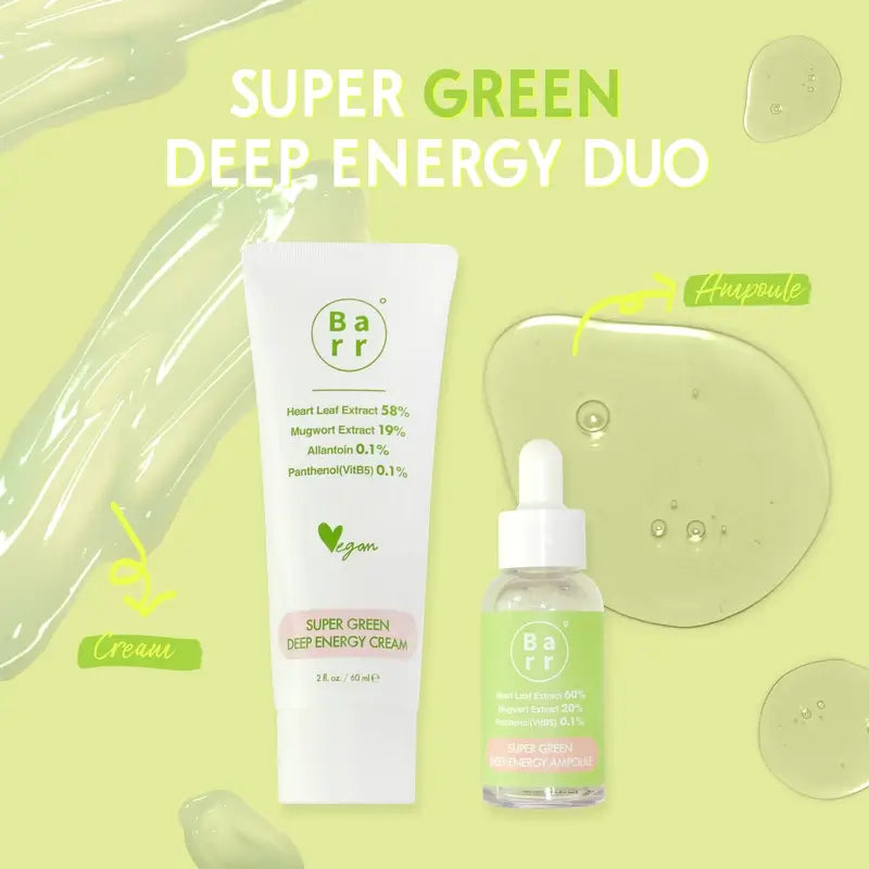 Barr Super Green Deep Energy Ampolas, 30 ml